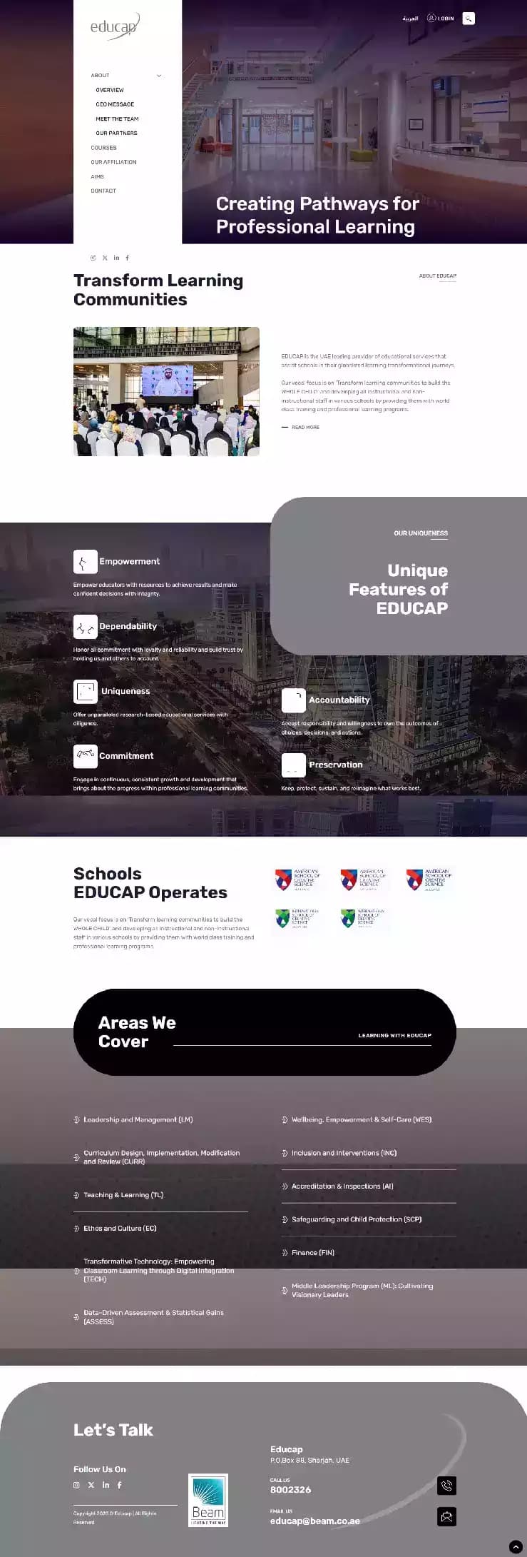 Educap for courses