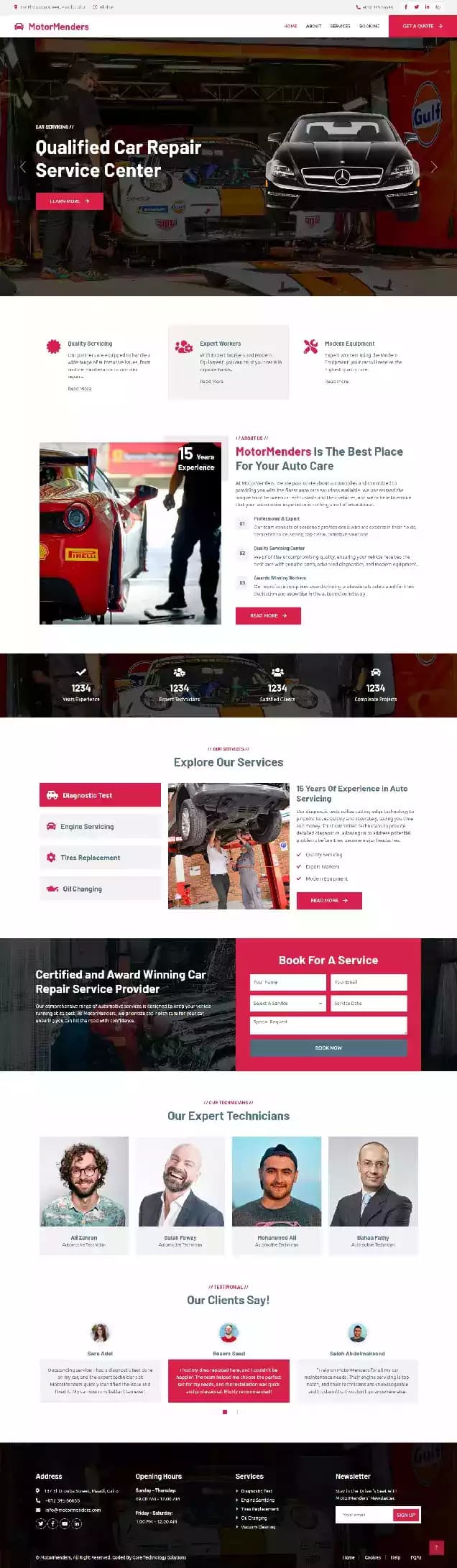 MotorMenders for cars project - Fekra Labs
