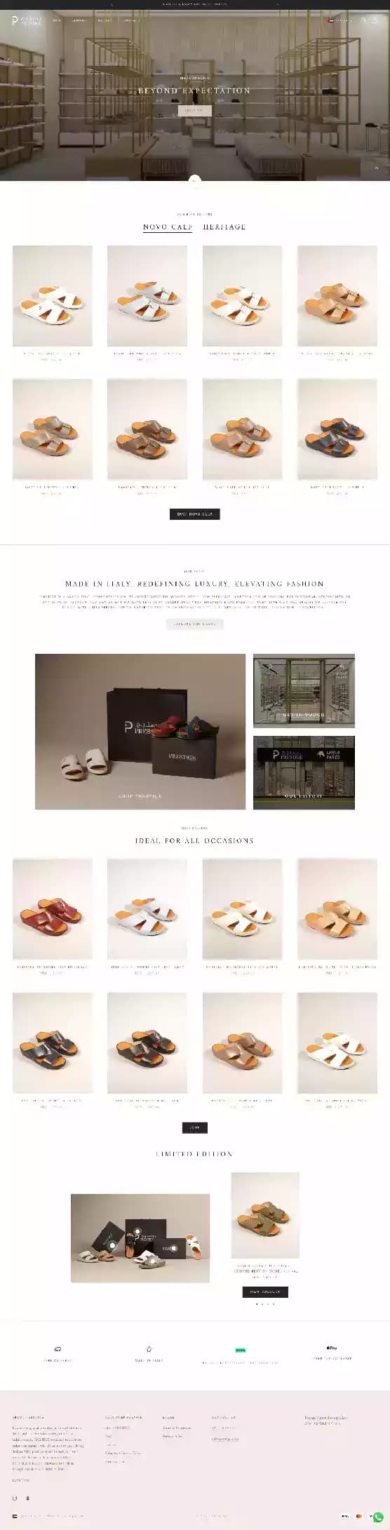 Prestige web store project - Fekra Labs