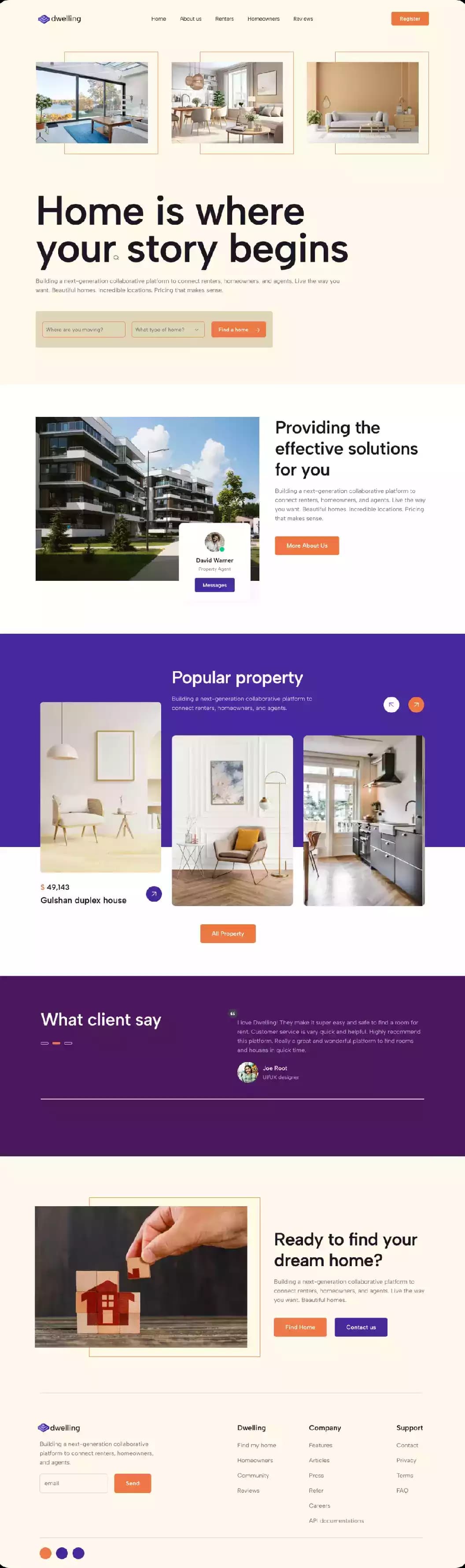 Dwelling real estate